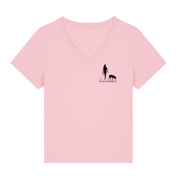 T-shirt - V-hals vrouw Thumbnail