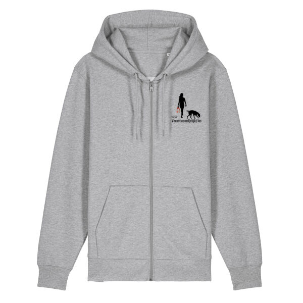 Hoodie vrouw met rits Thumbnail