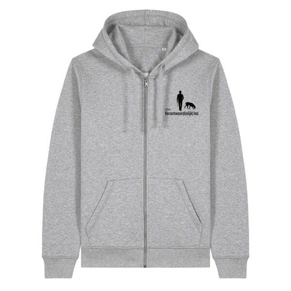 Hoodie man met rits Thumbnail